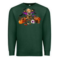 Sports Green Heifer Cow Halloween Premium Sweatshirt - RanaPortraitStore