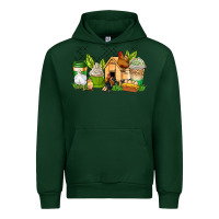 Forest Green chicken coffee cups Urban Hoodie - AdoDesignShop