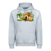 Heather Grey chicken coffee cups Urban Hoodie - AdoDesignShop
