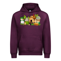 Mauve Wine chicken coffee cups Urban Hoodie - AdoDesignShop