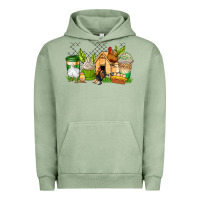 Pigment Oil Green chicken coffee cups Urban Hoodie - AdoDesignShop