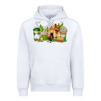 White chicken coffee cups Urban Hoodie - AdoDesignShop