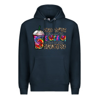 Navy coffee because my sarcasm needs to stay png Premium Hoodie - CowhideDigitalArt