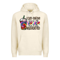 Tofu coffee because my sarcasm needs to stay png Premium Hoodie - CowhideDigitalArt
