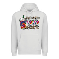 Dove Grey coffee because my sarcasm needs to stay png Premium Hoodie - CowhideDigitalArt