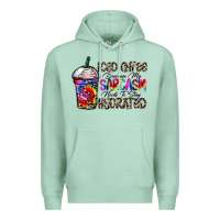 Seafoam coffee because my sarcasm needs to stay png Premium Hoodie - CowhideDigitalArt
