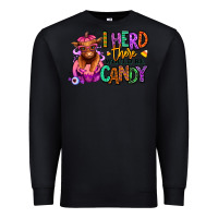 Black I herd there would be candy Heifer Premium Sweatshirt - RanaPortraitStore