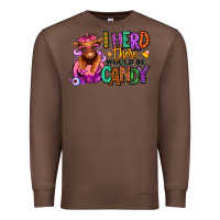 Chestnut I herd there would be candy Heifer Premium Sweatshirt - RanaPortraitStore