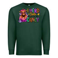 Sports Green I herd there would be candy Heifer Premium Sweatshirt - RanaPortraitStore