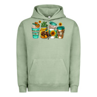 Pigment Oil Green arizona coffee cups Urban Hoodie - AdoDesignShop