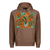 Chestnut indian headdress pattern tumbler Premium Hoodie - HRA Design Shop