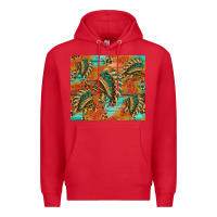 Red indian headdress pattern tumbler Premium Hoodie - HRA Design Shop