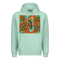 Seafoam indian headdress pattern tumbler Premium Hoodie - HRA Design Shop
