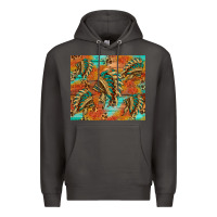 Smoke indian headdress pattern tumbler Premium Hoodie - HRA Design Shop