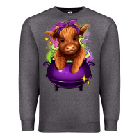 Charcoal Heather Halloween Heifer Premium Sweatshirt - RanaPortraitStore