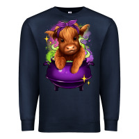 Navy Halloween Heifer Premium Sweatshirt - RanaPortraitStore