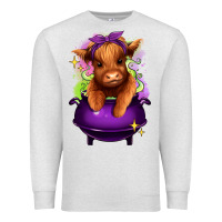 Oatmeal Heather Halloween Heifer Premium Sweatshirt - RanaPortraitStore