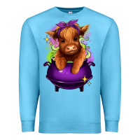 Ocean Blue Halloween Heifer Premium Sweatshirt - RanaPortraitStore