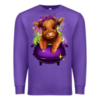 Purple Halloween Heifer Premium Sweatshirt - RanaPortraitStore