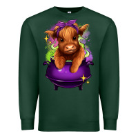 Sports Green Halloween Heifer Premium Sweatshirt - RanaPortraitStore