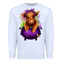 White Halloween Heifer Premium Sweatshirt - RanaPortraitStore