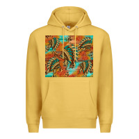 Antique Gold indian headdress pattern tumbler Premium Hoodie - HRA Design Shop