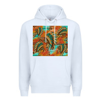 White indian headdress pattern tumbler Premium Hoodie - HRA Design Shop