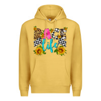 Antique Gold race life Premium Hoodie - HRA Design Shop