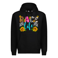 Black race life Premium Hoodie - HRA Design Shop