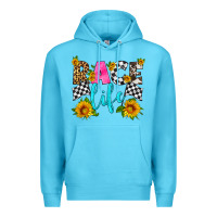 Ocean Blue race life Premium Hoodie - HRA Design Shop