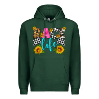 Sports Green race life Premium Hoodie - HRA Design Shop