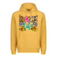 Mustard race life Premium Hoodie - HRA Design Shop