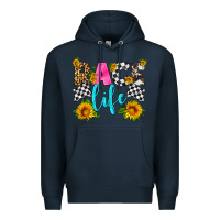 Navy race life Premium Hoodie - HRA Design Shop