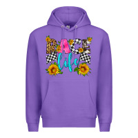 Purple race life Premium Hoodie - HRA Design Shop