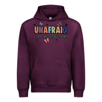Mauve Wine unafraid Urban Hoodie - JahusDesignShop