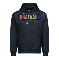Navy unafraid Urban Hoodie - JahusDesignShop