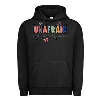 Pigment Black unafraid Urban Hoodie - JahusDesignShop
