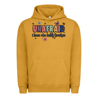 Pigment Peanut Butter unafraid Urban Hoodie - JahusDesignShop