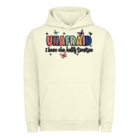 Pigment Pistachio unafraid Urban Hoodie - JahusDesignShop
