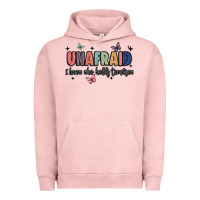 Pigment Salmon unafraid Urban Hoodie - JahusDesignShop