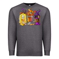 Charcoal Heather Halloween hocus pocus coffee cups Premium Sweatshirt - RanaPortraitStore