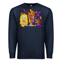 Navy Halloween hocus pocus coffee cups Premium Sweatshirt - RanaPortraitStore