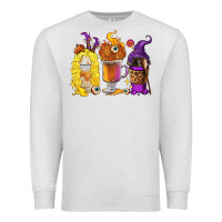 Oatmeal Heather Halloween hocus pocus coffee cups Premium Sweatshirt - RanaPortraitStore