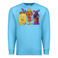 Ocean Blue Halloween hocus pocus coffee cups Premium Sweatshirt - RanaPortraitStore