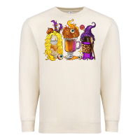 Sandshell Halloween hocus pocus coffee cups Premium Sweatshirt - RanaPortraitStore