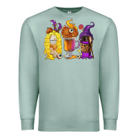 Seafoam Halloween hocus pocus coffee cups Premium Sweatshirt - RanaPortraitStore