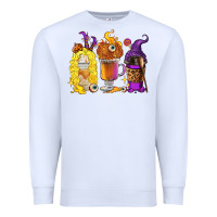 White Halloween hocus pocus coffee cups Premium Sweatshirt - RanaPortraitStore