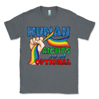 Charcoal Heather Human Rights Are Not Optional Classic Tee - BundleAndBundleShop
