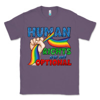 Lavender Human Rights Are Not Optional Classic Tee - BundleAndBundleShop