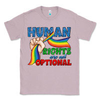 Lilac Human Rights Are Not Optional Classic Tee - BundleAndBundleShop